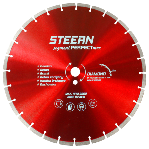 Tarcza diamentowa Segment Perfect MAX 400mm.png